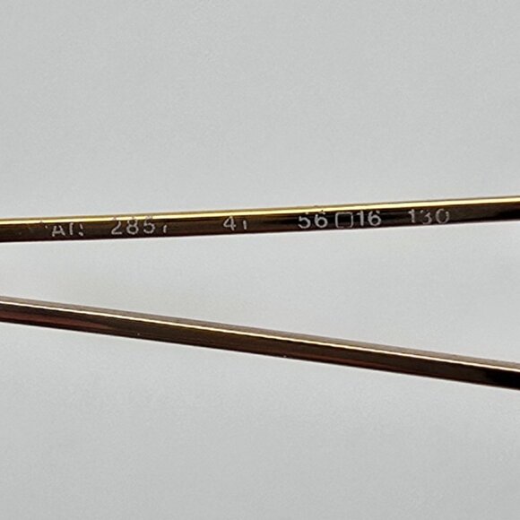 Christian Dior 2857 41 Gold Tortoise Oval Eyeglasses Frame Italy 56-16-130 main image 7